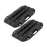 X-BULL Compact Recovery Tracks - Traction Boards for Sand, Mud, and Snow - 4WD/4x4 Vehicle - Black (