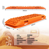 X-BULL Recovery Tracks Gen 2.0 10T Sand Mud Snow 2 Pairs Offroad 4WD 4x4 2PC 91CM - 45-Degree Angle