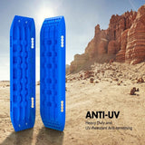 X-BULL Recovery Tracks Gen 2.0 10T Sand Mud Snow 2 Pairs Offroad 4WD 4x4 2PC 91CM Blue - Close-Up Angle