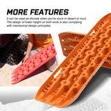X-BULL 2PCS Recovery Tracks Snow Tracks Mud tracks 4WD With 4PC mounting bolts - 45-Degree Angle