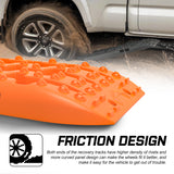 X-BULL Recovery tracks Boards 10T 2 Pairs Sand Mud Snow With Mounting Bolts pins - Rear View