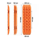 X-BULL Recovery tracks Boards 10T 2 Pairs Sand Mud Snow With Mounting Bolts pins - 45-Degree Angle