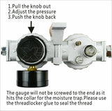 X-BULL Air Compressor Moisture Filter Water Trap Filter Regulator Mount Fitting - 45-Degree Angle