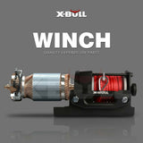 X-BULL 12V Electric Winch Boat 3000LBS Synthetic Rope Wireless Remote ATV 4WD 2 Units - Top-Down View