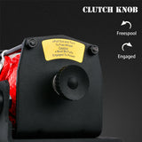 X-BULL Electric Winch 12V Wireless 3000lbs/1360kg Synthetic Rope BOAT ATV 4WD - Rear View