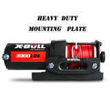 X-BULL Electric Winch 12V Wireless 3000lbs/1360kg Synthetic Rope BOAT ATV 4WD - Close-Up Angle