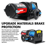 X-BULL 12V Electric Winch 3000LB ATV Winch Boat Trailer Winch Synthetic Rope - Extra Image