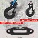 X-BULL 12V Electric Winch 3000LB ATV Winch Boat Trailer Winch Synthetic Rope - Low Angle