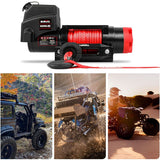 X-BULL Electric Winch 6000LBS 12V BOAT Synthetic Rope Wireless Remote 4WD ATV UTV - Extra Image