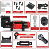X-BULL Electric Winch 6000LBS 12V BOAT Synthetic Rope Wireless Remote 4WD ATV UTV - Extra Image