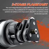 X-BULL 4500lbs Heavy-Duty 12V Electric Winch with Steel Wire Cable for Boats, ATVs, UTVs, and Trailers - Pack of 4 Units
