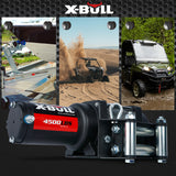 X-BULL Electric Winch 4500LBS/2041KG Steel Cable Wireless Remote Boat ATV 4WD - Front View