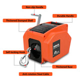 X-BULL 12V Electric Boat Winch 5000LBS Portable Wireless Remote Trailer Winch Steel Cable - 45-Degree Angle