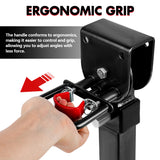 X-BULL Drop Down Legs 440MM- 560MM Trailer Steel Legs Caravan Corner 1200LBS Black - 45-Degree Angle