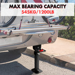 X-BULL 4x 440mm Drop Down Corner Legs W/Handle Steel Base Caravan Stabilizer Black, image 3
