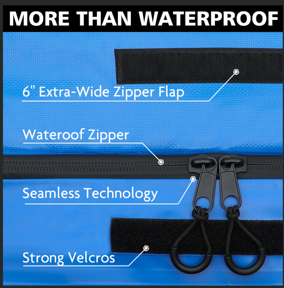 X-BULL Waterproof Rooftop Cargo Bag - 595L Heavy-Duty Carrier for All Vehicles