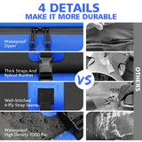 X-BULL Waterproof Car Roof Cargo Bag 595L Top Rack Carrier Luggage Storage Cube - Top-Down View