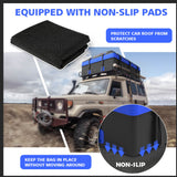 X-BULL Waterproof Car Roof Cargo Bag 595L Top Rack Carrier Luggage Storage Cube - Rear View
