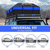 X-BULL Waterproof Car Roof Cargo Bag 595L Top Rack Carrier Luggage Storage Cube - Close-Up Angle