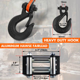 12V Electric Winch 4500LBS Winch Steel Cable Trailer Towing Remote ATV UTV - Extra Image