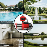 ETOSHA 2000W Garden Water Pump High Pressure 4-Stage Tank Irrigation Water Pump - Close-Up Angle