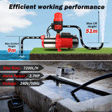 ETOSHA 2000W Garden Water Pump High Pressure 4-Stage Tank Farm Irrigation Pump