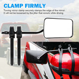 Universal Fit Towing Mirrors - Clip-On Caravan & Trailer for 4X4, 4WD, and SUVs - 10 Pairs