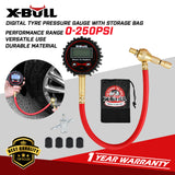 X-BULL Digital tire pressure gauge 250PSI Tyre Air Pressure Car Motorcycle LED - Close-Up Angle