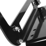 X-BULL Winch Cradle Mounting Plate Bracket Foldable Steel Bar Truck Trailer 4WD Universal For 9000 10000, Foldable