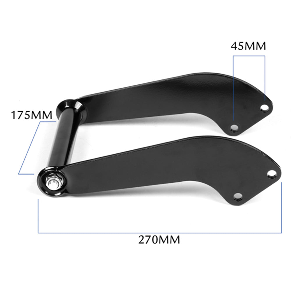 Universal Heavy-Duty Foldable Steel Winch Cradle Mount for 8000-14500LBS Trucks and Trailers