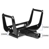 Universal Heavy-Duty Foldable Steel Winch Cradle Mount for 8000-14500LBS Trucks and Trailers