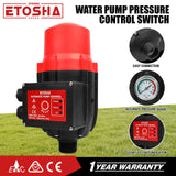 ETOSHA Water Pressure Pump Controller Auto Switch Control Electric BLACK