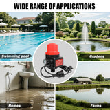 ETOSHA Water Pressure Pump Controller Auto Switch Control Electric BLACK - Extra Image