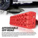 X-BULL Recovery tracks Sand tracks KIT Carry bag mounting pin Sand/Snow/Mud 10T 4WD-red Gen3.0 - Rear View