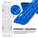 X-BULL Recovery tracks Sand tracks KIT Carry bag mounting pin Sand/Snow/Mud 10T 4WD-BLUE Gen3.0 - Rear View