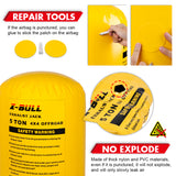 X-BULL Exhaust Jack Air Bag Jack With 2PCS Recovery Tracks Boards 4WD 4X4 Gen2.0 Black - Low Angle