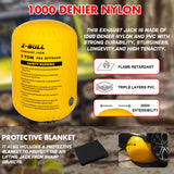 X-BULL Exhaust Jack Air Jack Rescue Kit/ 2PCS Recovery Tracks Boards  4x4 4WD Gen2.0 - Rear View