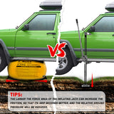 X-BULL Exhaust Jack Air Jack Rescue Kit/ 2PCS Recovery Tracks Boards  4x4 4WD Gen2.0 - Close-Up Angle