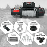 X-BULL Electric Winch 12000LBS/5454KGS Steel Cable 12V Wireless Remote Offroad - Extra Image