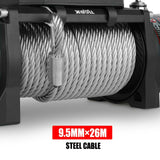 X-BULL Electric Winch 12000LBS/5454KGS Steel Cable 12V Wireless Remote Offroad - Extra Image
