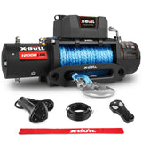 X-BULL 12000LB 12V Electric Winch with Synthetic Rope & Recovery Tracks Gen3.0 - Black Edition - Extra Image