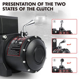 X-BULL 4x4 Electric Winch 12V 12000LBS synthetic rope 4WD Car with winch mounting plate - Extra Image