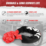 X-BULL 4WD Off-Road Recovery Kit - 12000LBS Electric Winch with Kinetic Recovery Rope and Accessories - Side View