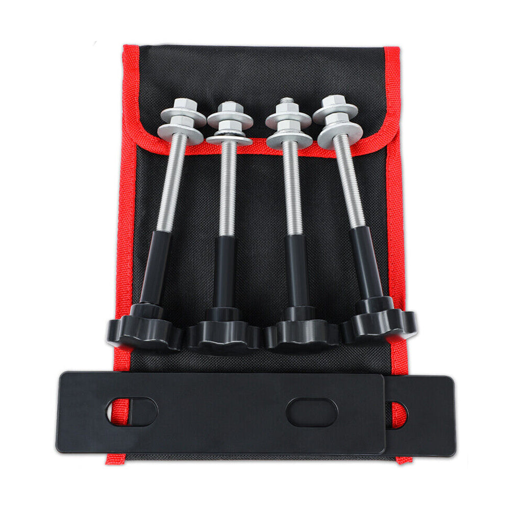 X-BULL Recovery Tracks Roof Rack Mounting Kit with Fixing Pins and Brackets for 4WD Vehicles