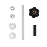 X-BULL Recovery Tracks Roof Rack Mounting Kit with Fixing Pins and Brackets for 4WD Vehicles - Rear View