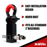 X-BULL Winch Recovery Kit 13PCS Recovery tracks /Snatch Strap Off Road 4X4 - Top-Down View