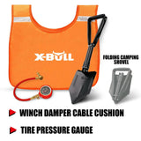 X-BULL Winch Recovery Kit Recovery tracks /Snatch Strap Off Road 4WD - Close-Up Angle