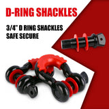 X-BULL Winch Recovery Kit Recovery tracks /Snatch Strap Off Road 4WD - Extra Image