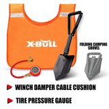 X-BULL 4WD Recovery Kit Snatch Strap / Recovery Tracks Gen3.0/ Mounting pins - Top-Down View