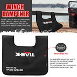 X-BULL 13-Piece 4WD Recovery Kit with Kinetic Rope, Snatch Strap, Soft Shackles, and Winch Accessories - Rear View